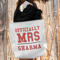 Personalized Tote Bag for Brides | Officially Mrs | For Wedding Season - Gift Lift