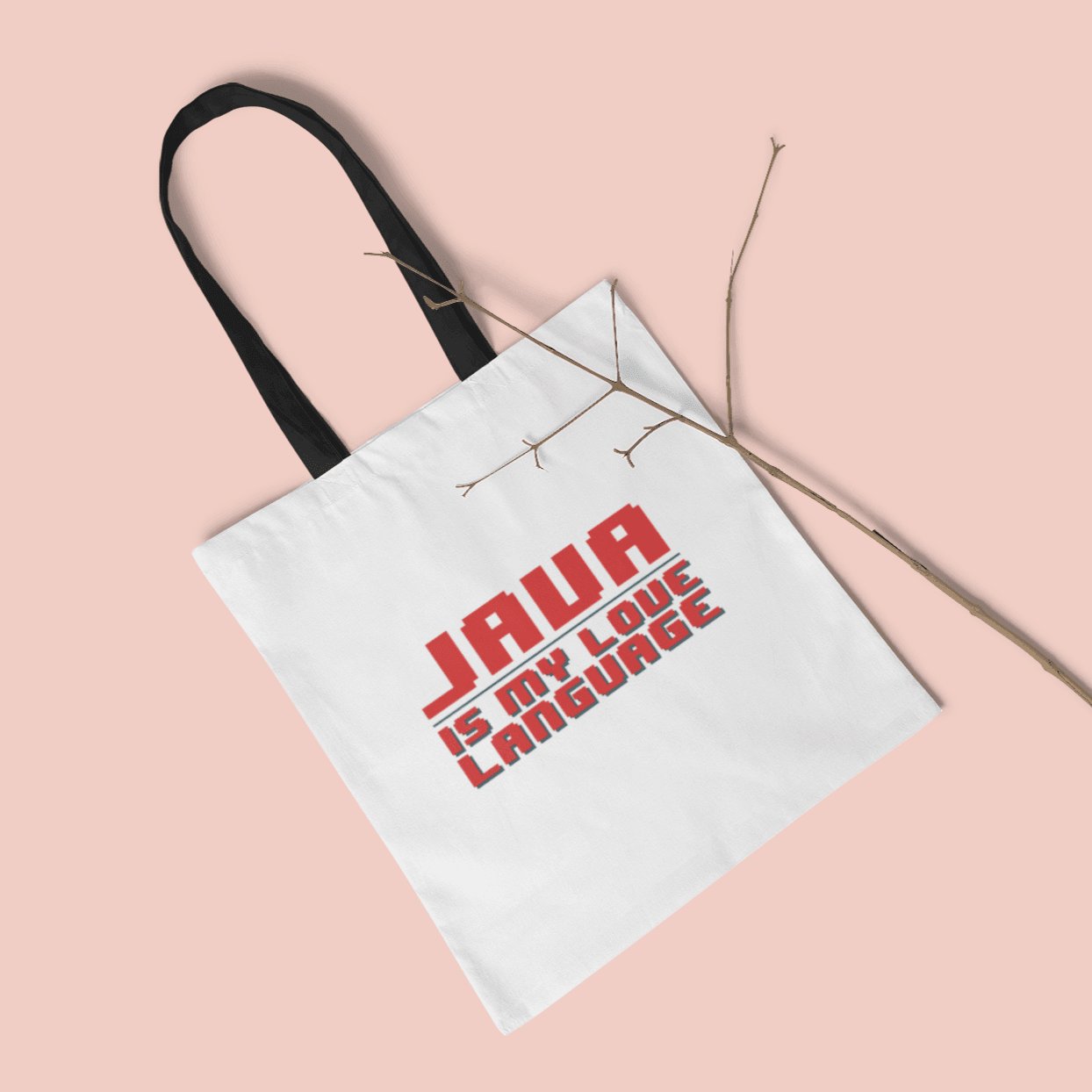 Personalized Tote bag for Engineers - JAVA is my love language - Gift Lift