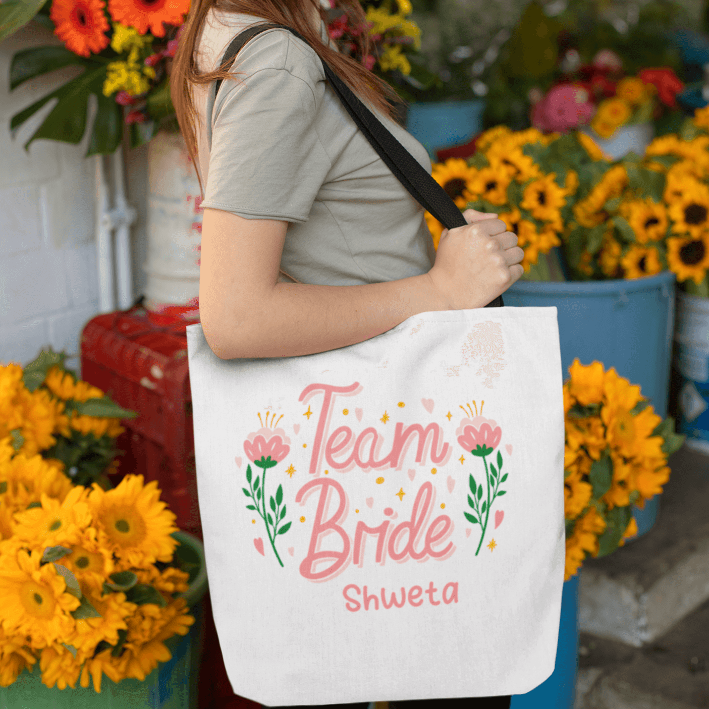 Personalized Tote Bag for Team Bride | Team Bride | For Wedding Season - Gift Lift