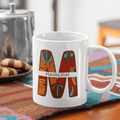 Personalized Tribal Initial & Name - Coffee Mug - Gift Lift