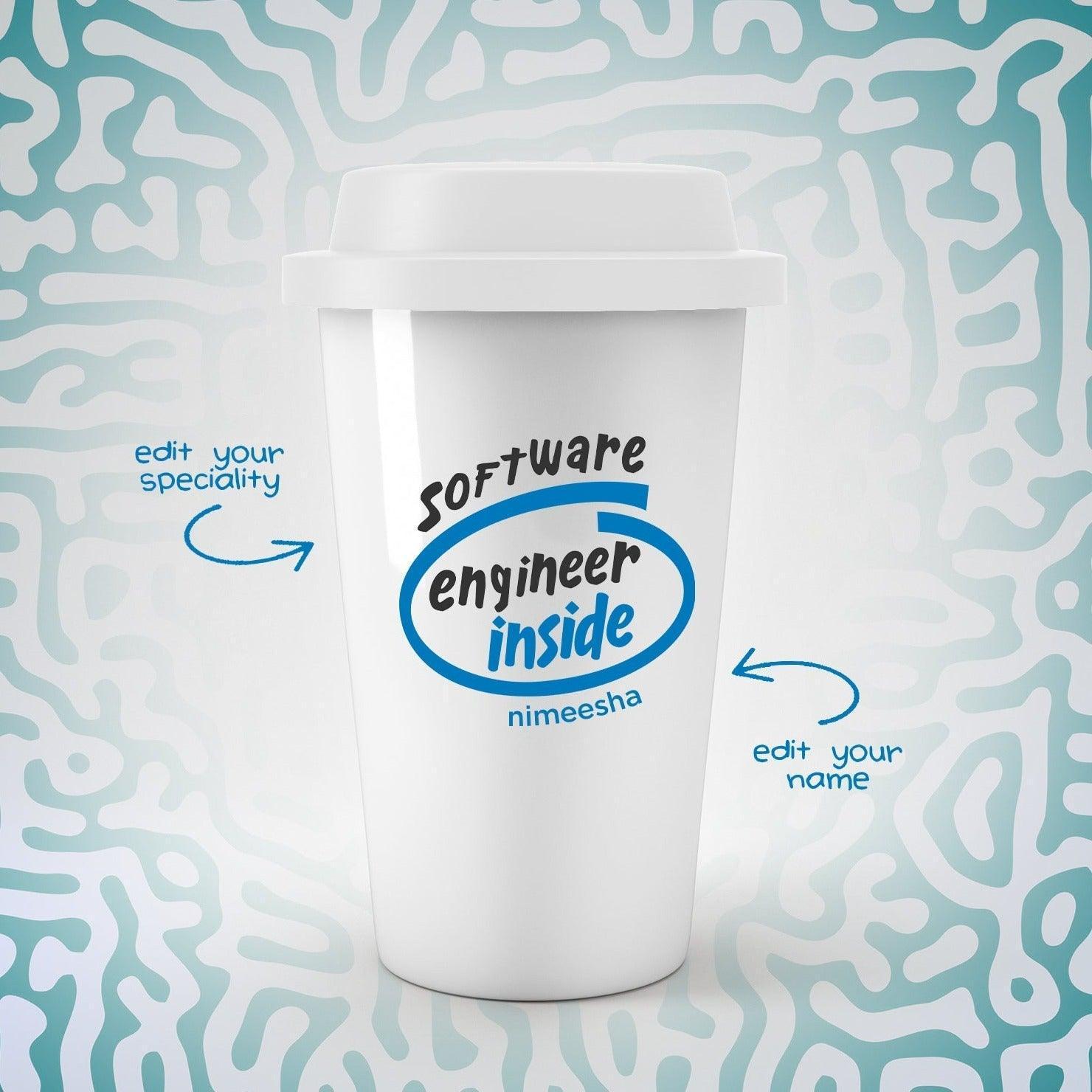 Personalized Tumbler for Engineers - Engineer inside - Gift Lift