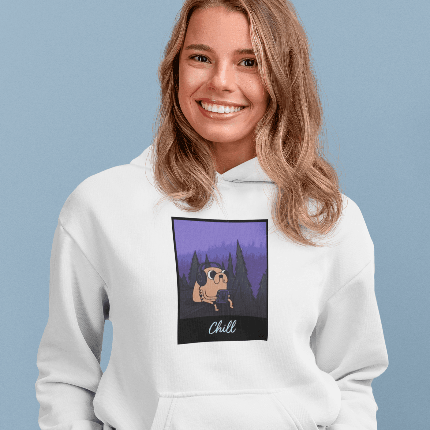 Personalized Unisex Hoodie of a Polaroid with Your Image and text - Polaroid - Gift Lift