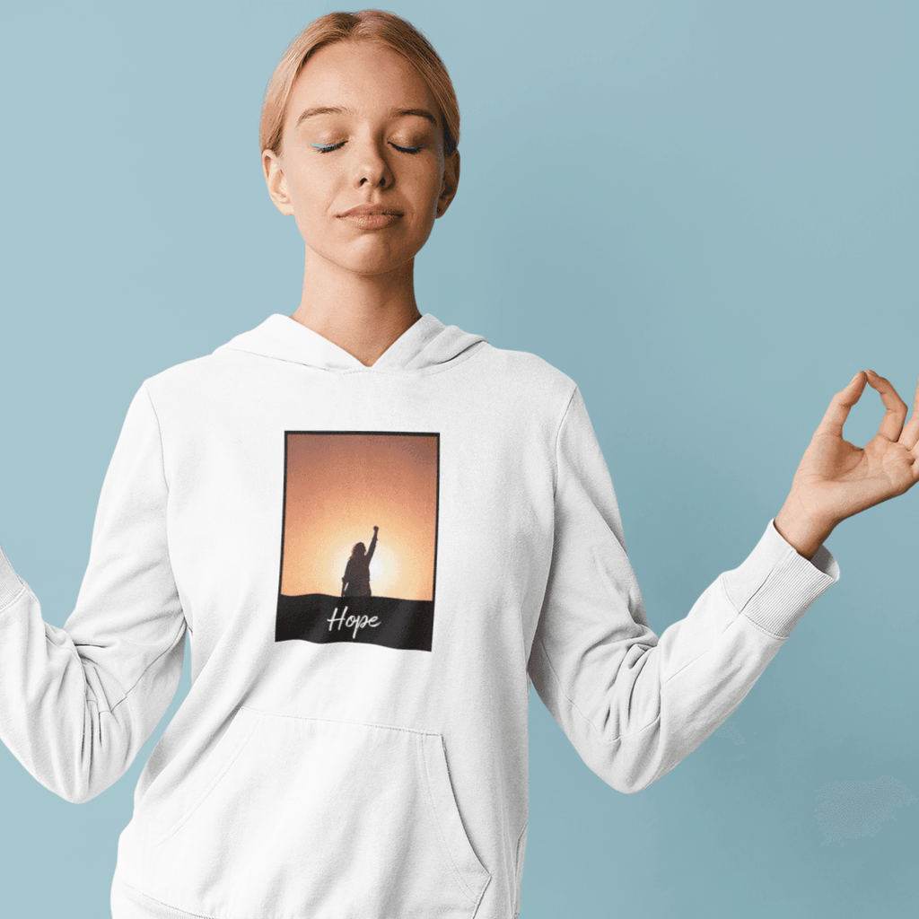 Personalized Unisex Hoodie of a Polaroid with Your Image and text - Polaroid - Gift Lift