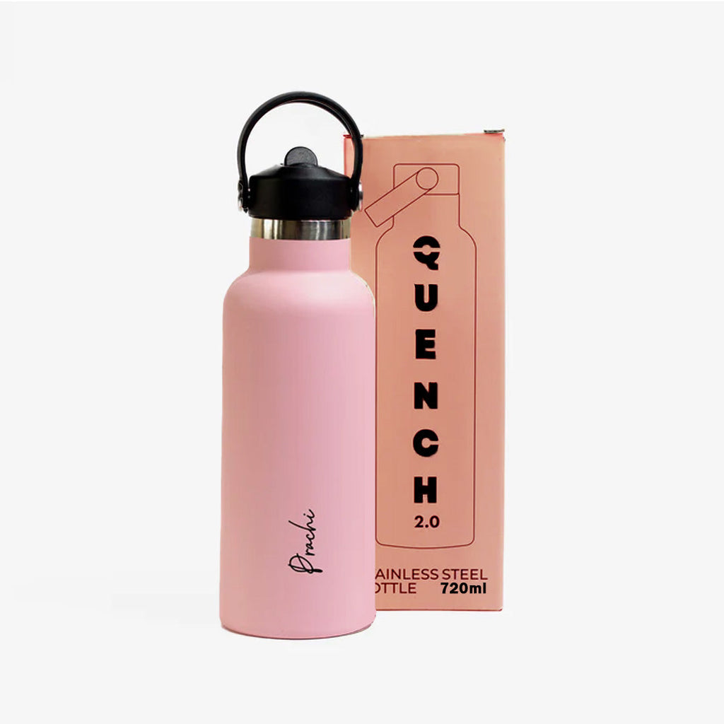 Kookumber Plus- Personalised Sipper Water Bottle - Pink
