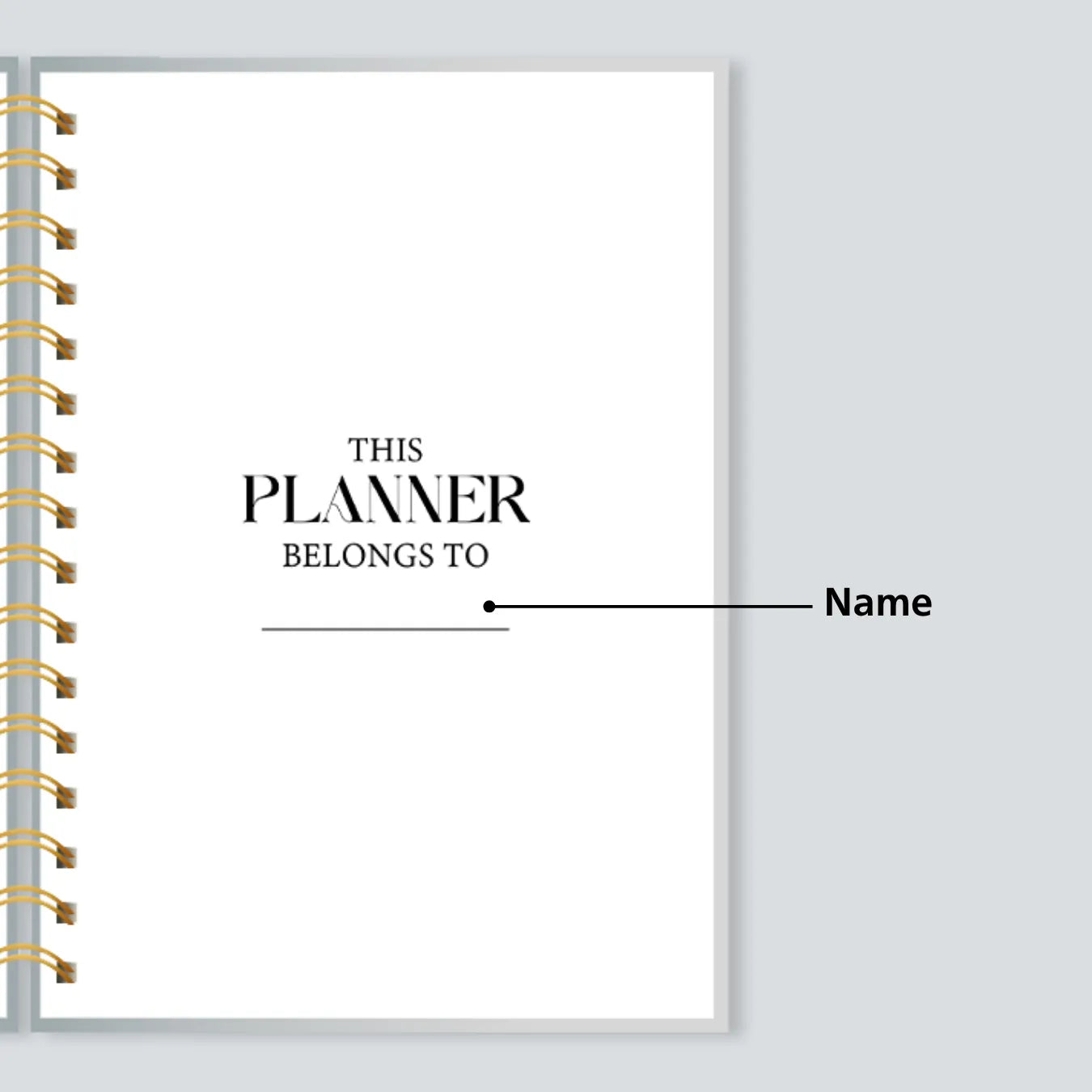 PERSONALISED DAILY PLANNER - FLORAL