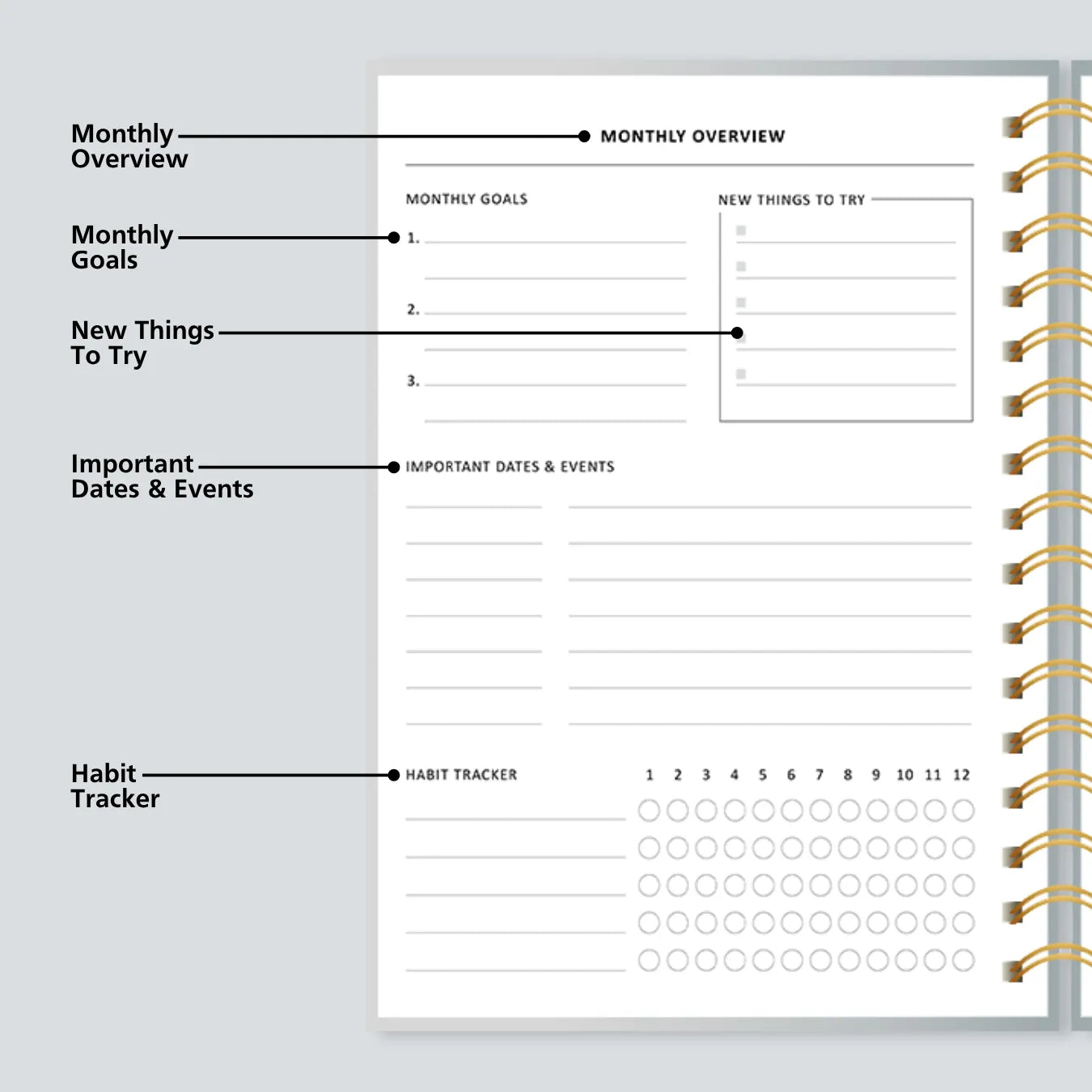PERSONALISED DAILY PLANNER - FLORAL
