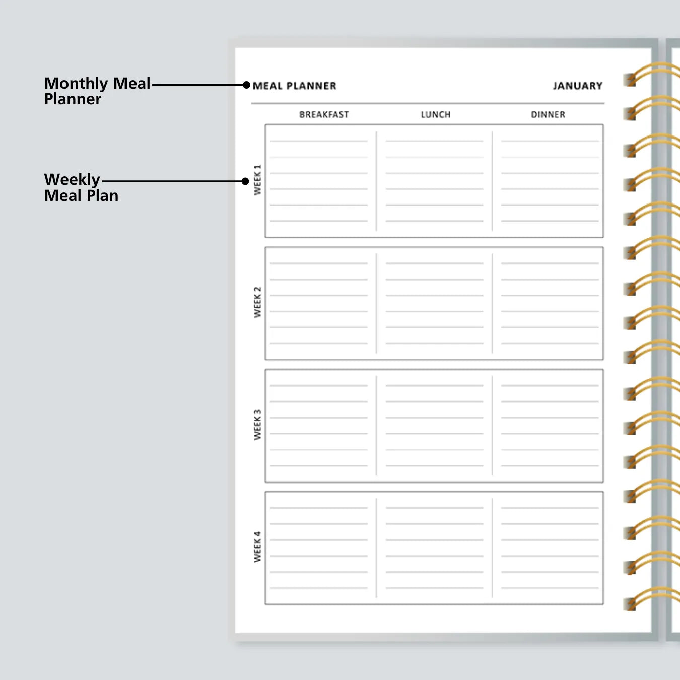 PERSONALISED DAILY PLANNER - ABSTRACT