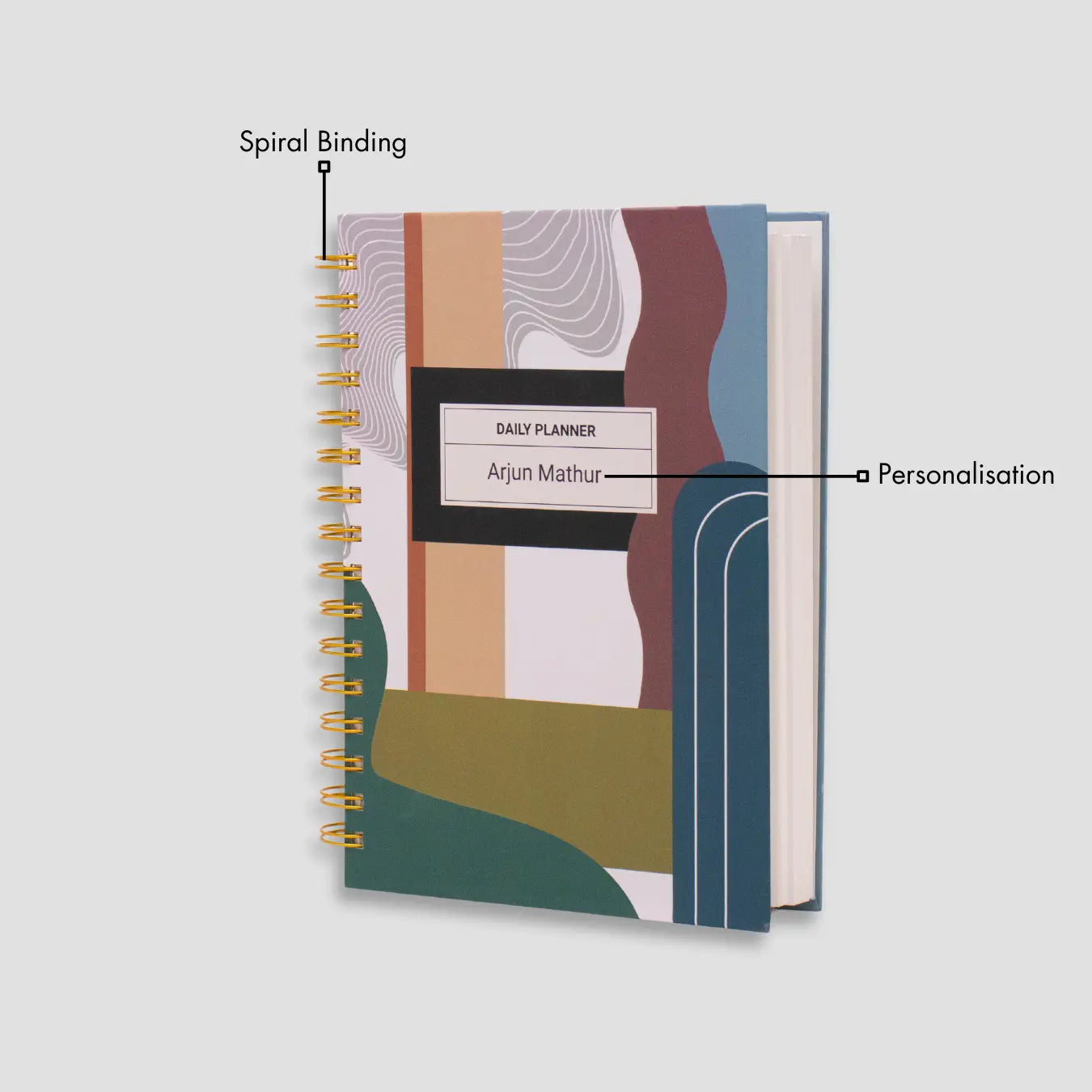 PERSONALISED DAILY PLANNER - ABSTRACT