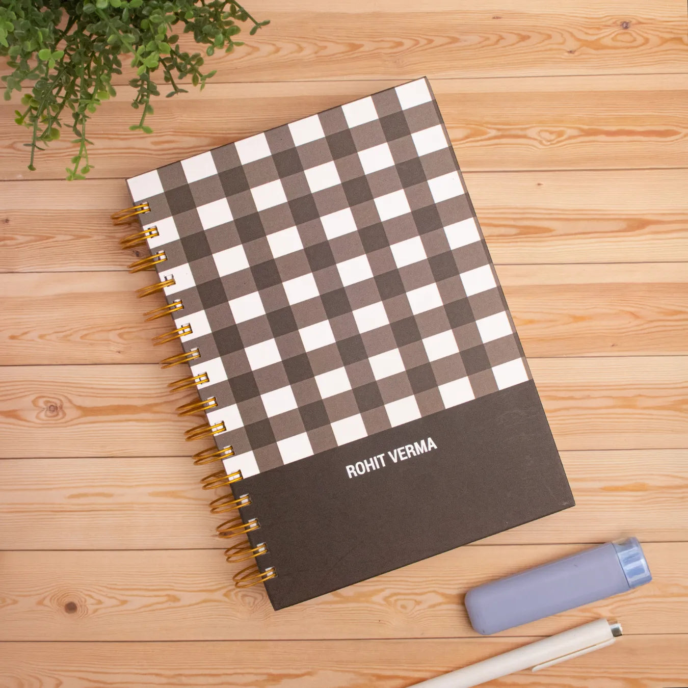 PERSONALISED DAILY PLANNER - CHECKMATE 2026