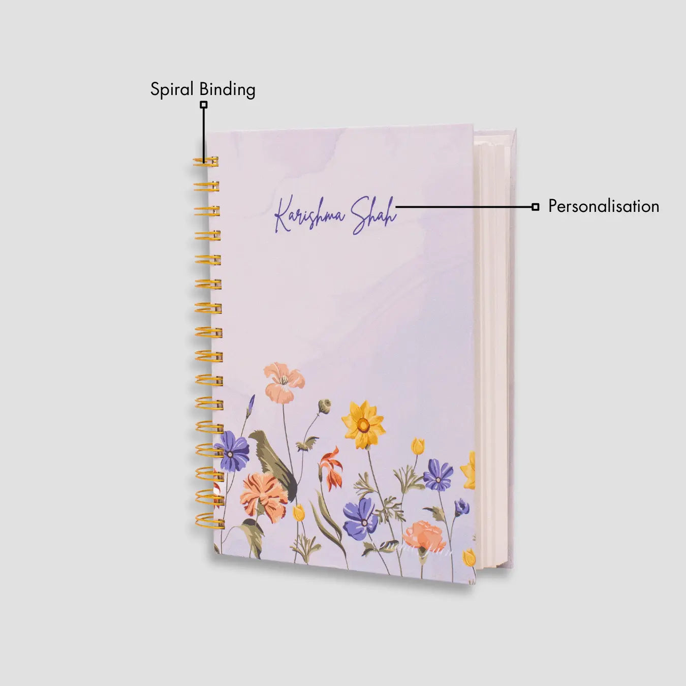 PERSONALISED DAILY PLANNER - FLORAL