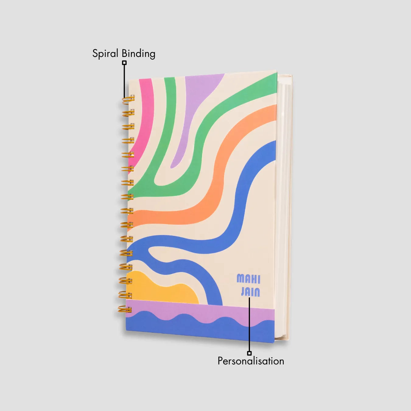 PERSONALISED DAILY PLANNER - SHADES OF 2026