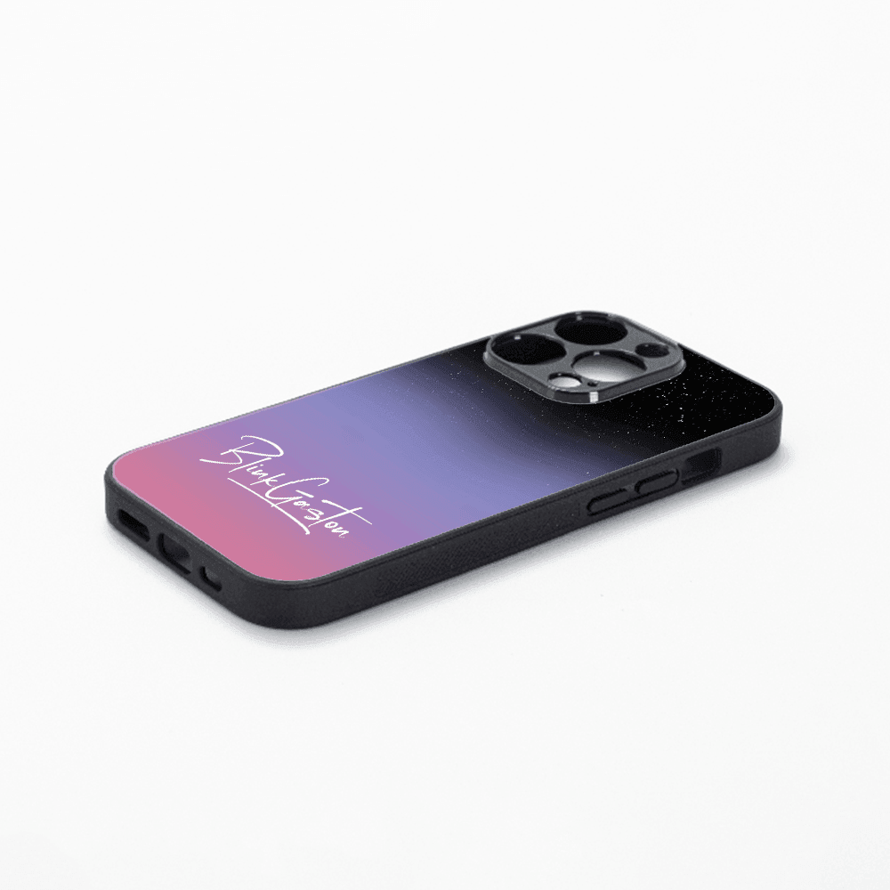 Premium Personalised IPhone Glass Back Case Cover - Saranghae Hand Sign - Gift Lift