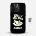 Premium Personalized iPhone Glass Back Case Cover - Koalafied Advocate - Gift Lift
