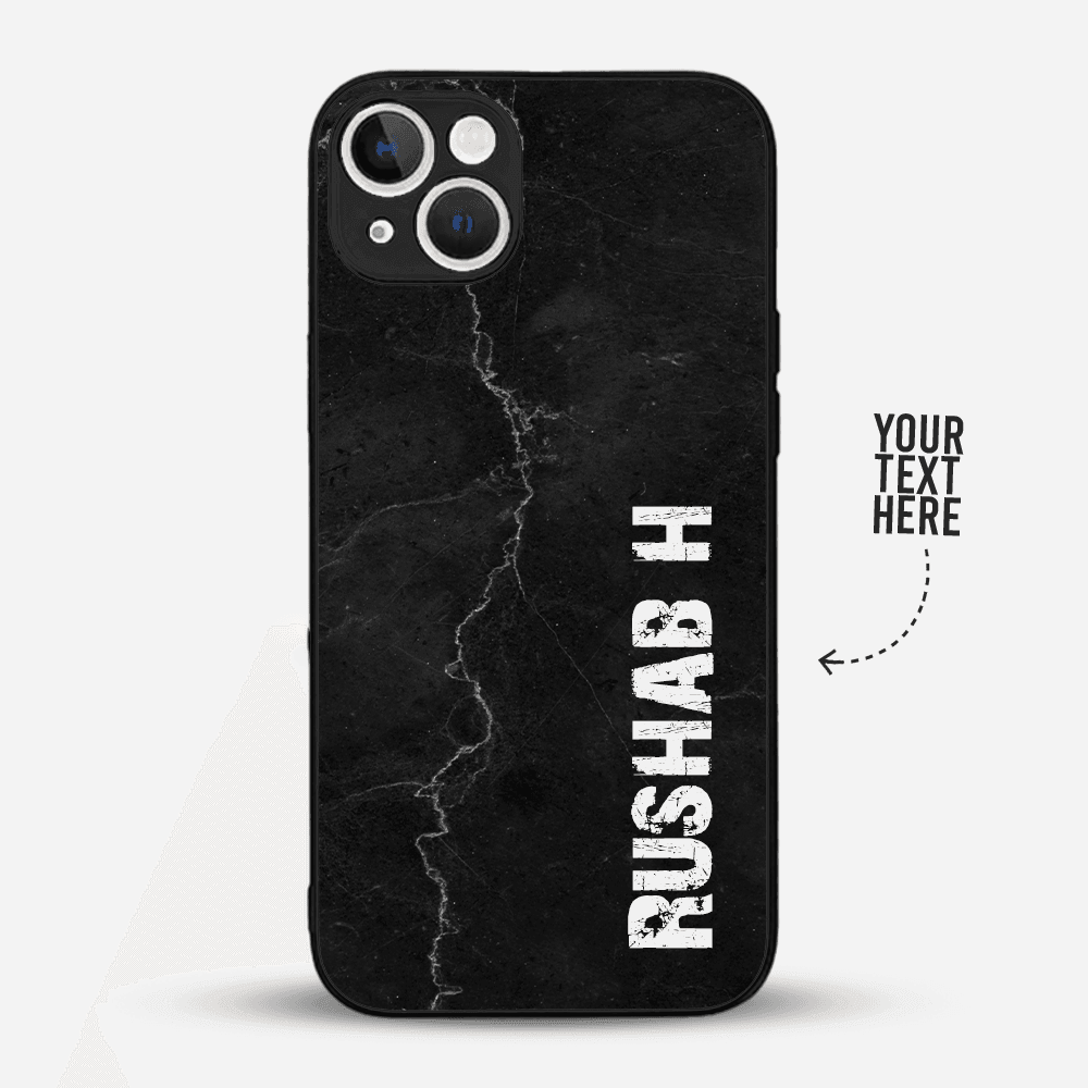 Premium Personalized Phone Case For IPhones | Black Marble - Gift Lift