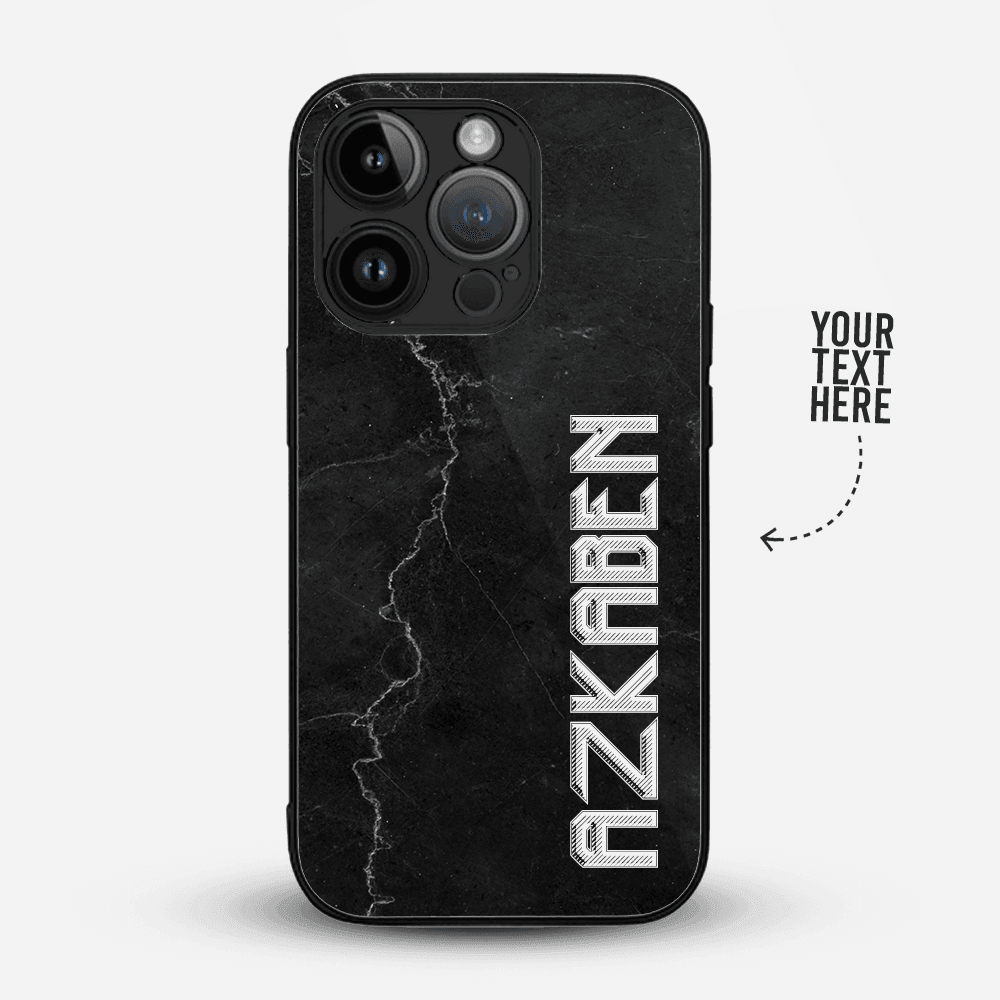 Premium Personalized Phone Case For IPhones | Black Marble - Gift Lift