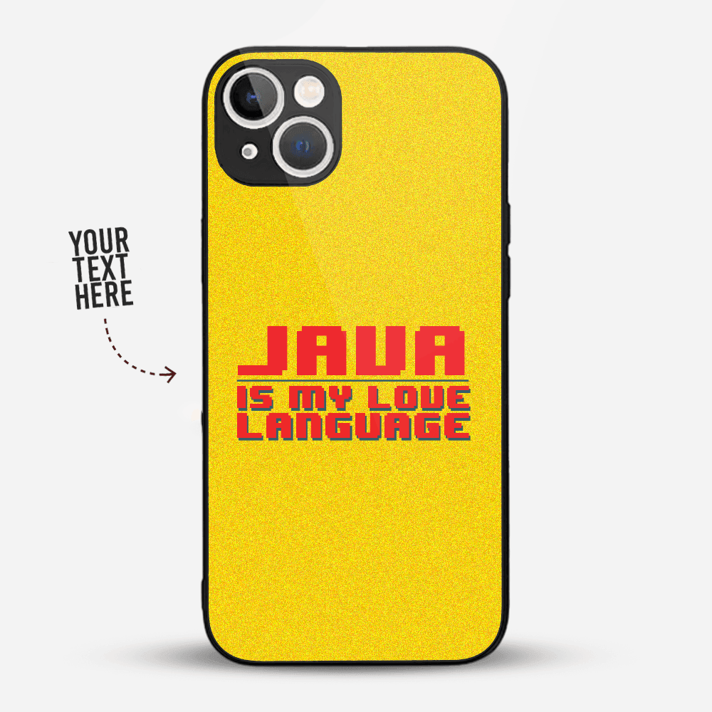 Premium Personalized Phone Case For IPhones | JAVA is my love language - Gift Lift