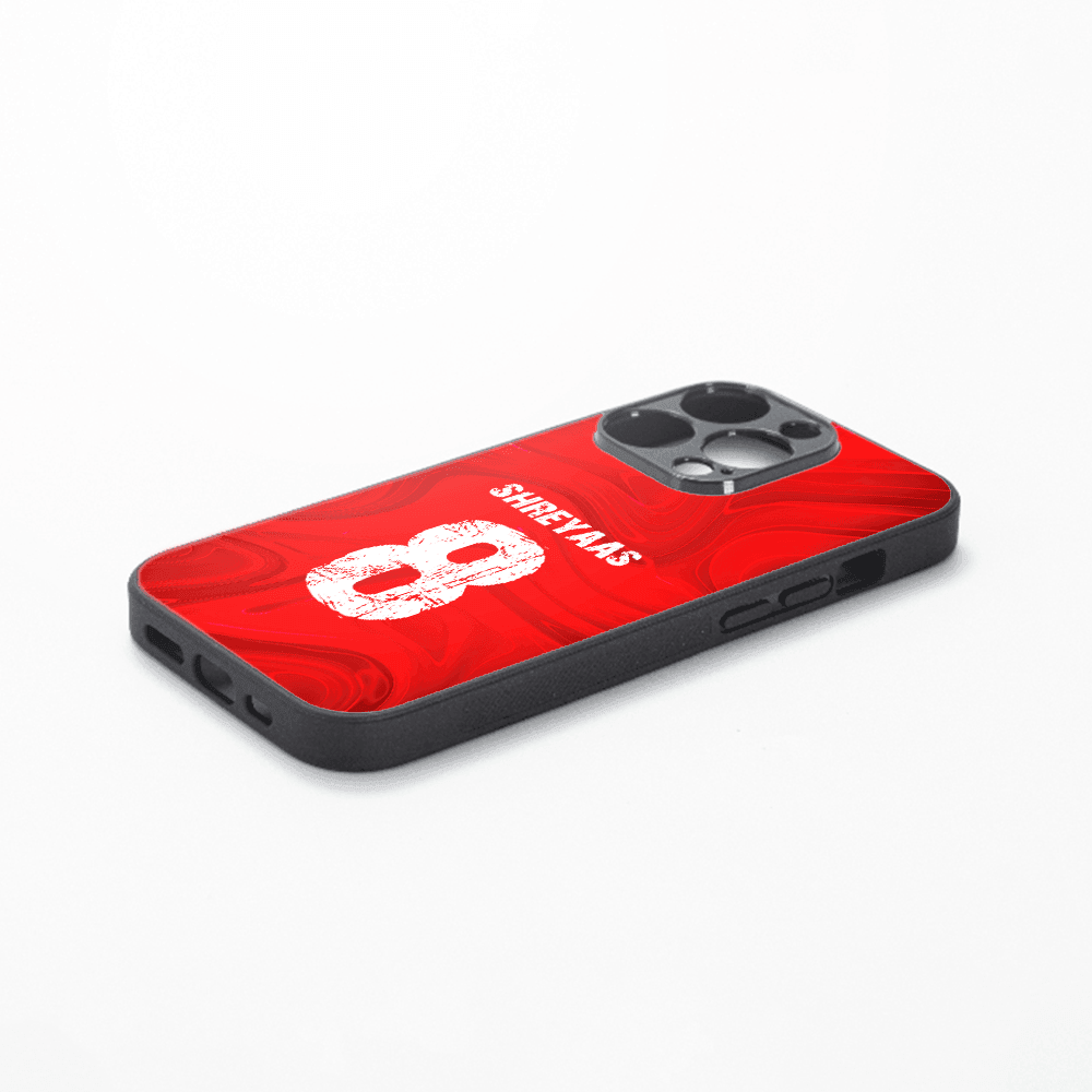 Premium Personalized Phone Case For IPhones | Red Fluid Art - Gift Lift