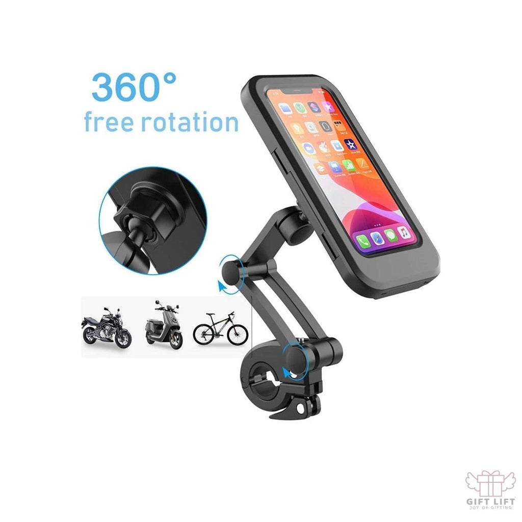 Products Waterproof Phone Stand for Bike with 360 degree adjustable - Gift Lift