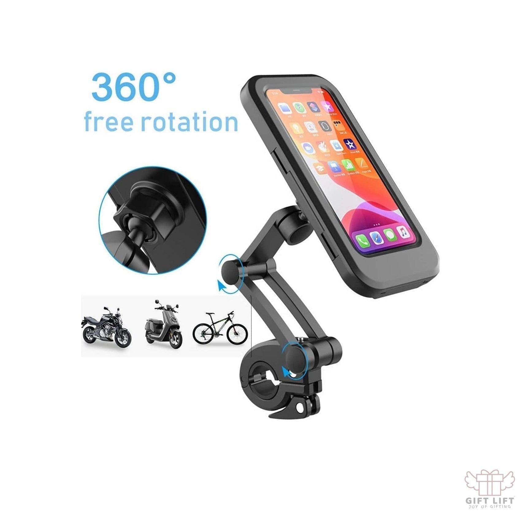 Products Waterproof Phone Stand for Bike with 360 degree adjustable - Gift Lift