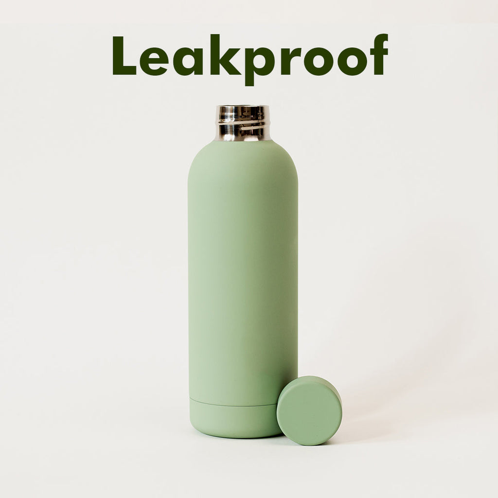 Kookumber - Personalised Water Bottle - Sage Green