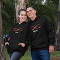 Set of 2 Personalized Hoodie for Couples | Infinite Love Icon | For Wedding Season - Gift Lift