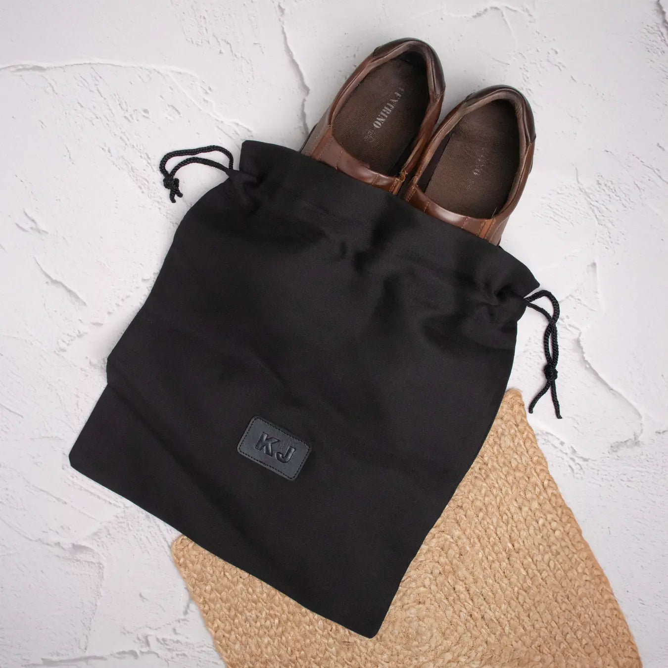 PERSONALISED SHOEBAG - BLACK