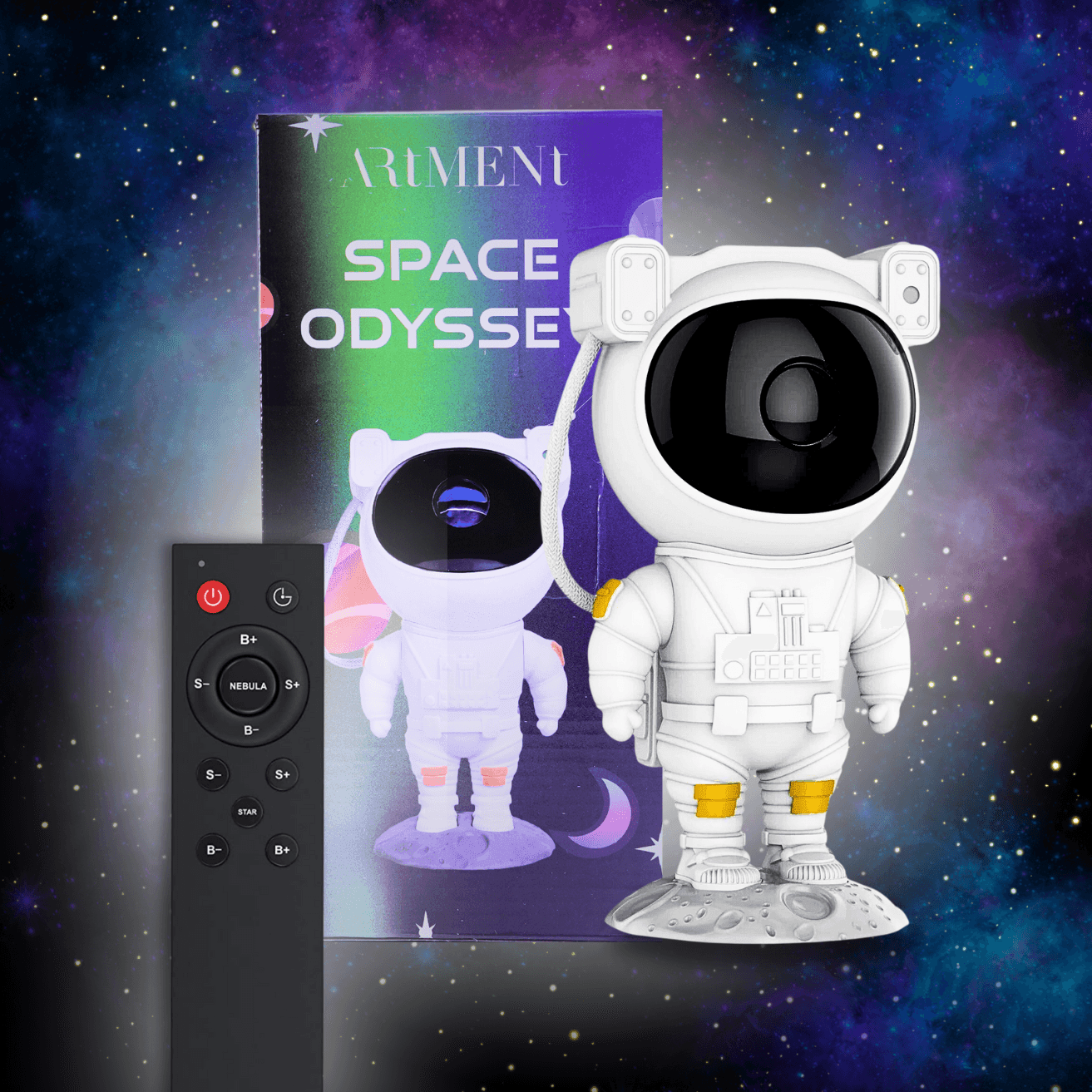 Space Odyssey: The Astronaut Galaxy Light Projector - Gift Lift