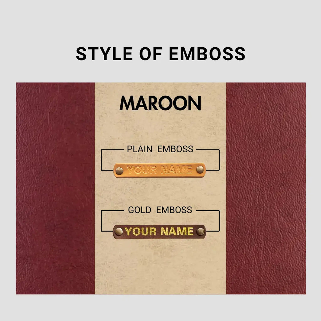 PERSONALISED STRIPE MULTIPURPOSE POUCH - MAROON