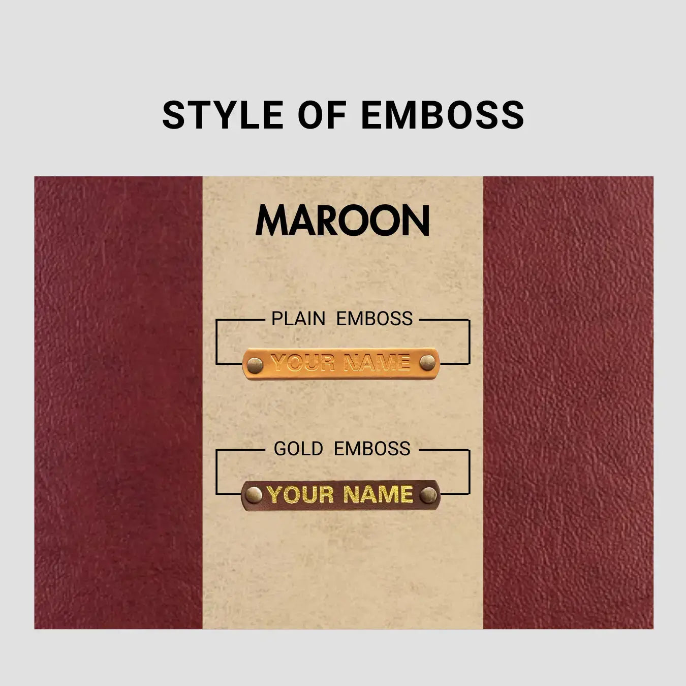 PERSONALISED STRIPE MULTIPURPOSE POUCH - MAROON