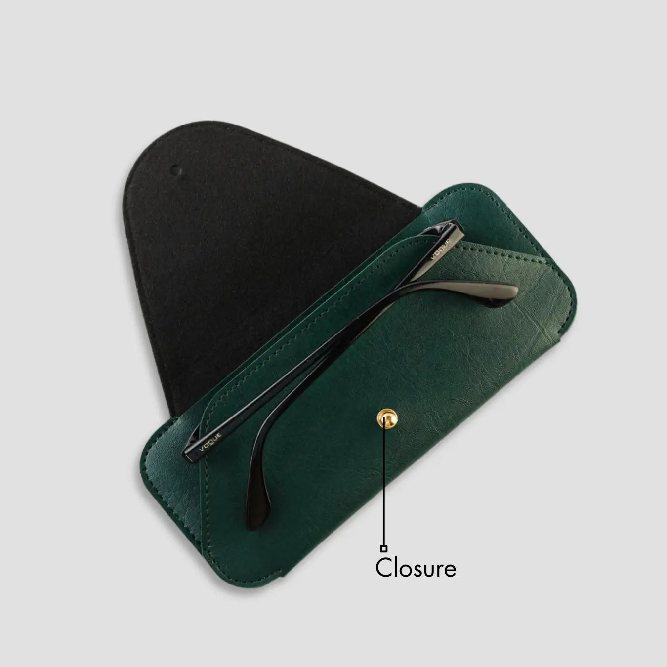 PERSONALISED SUNGLASS CASE - GREEN