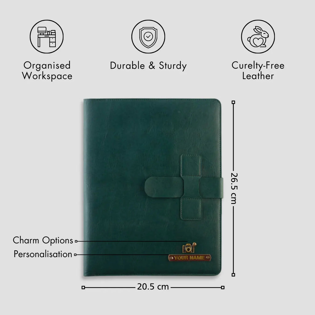 PERSONALISED TABLET ORGANISER - GREEN