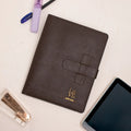PERSONALISED TABLET ORGANISER - BROWN