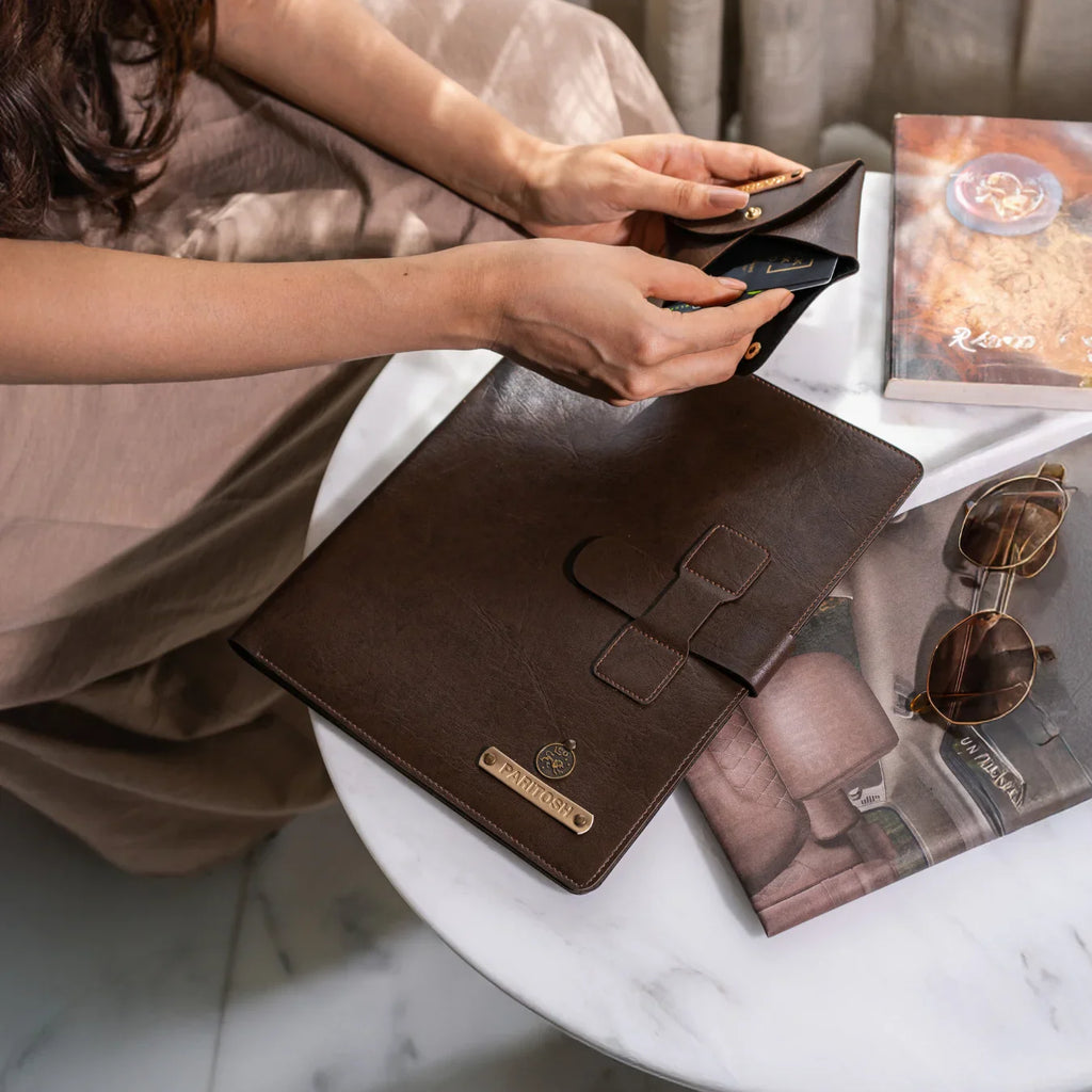 PERSONALISED TABLET ORGANISER - GREEN