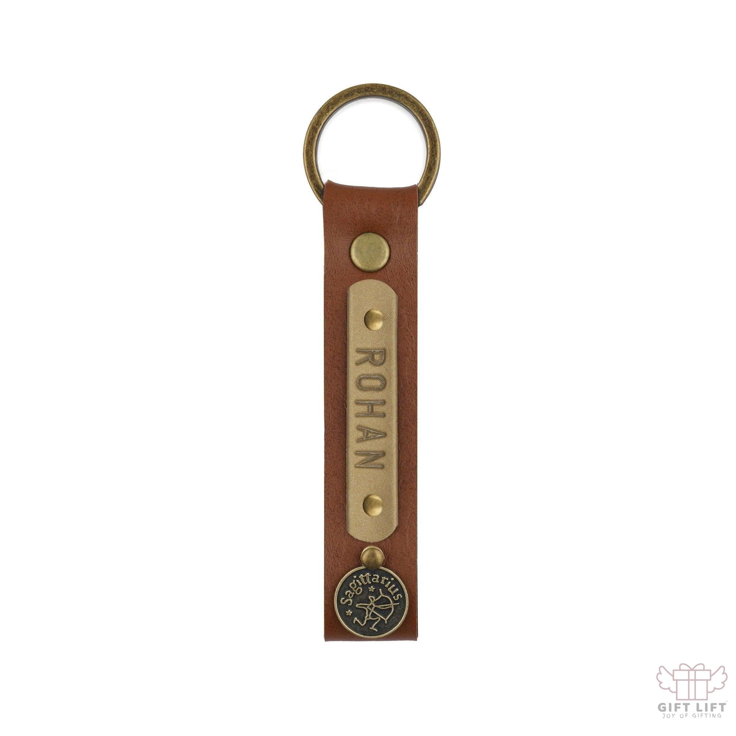 Tan Keychain