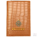 Tan Vegan Executive Leather Passport Wallet