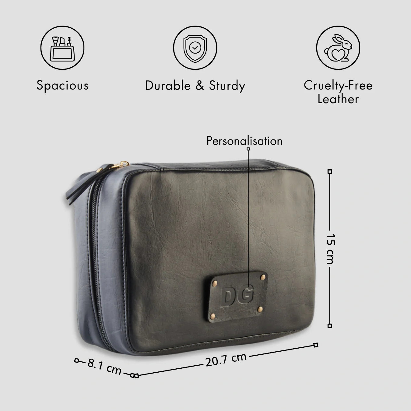 PERSONALISED TECH ORGANISER - BLACK