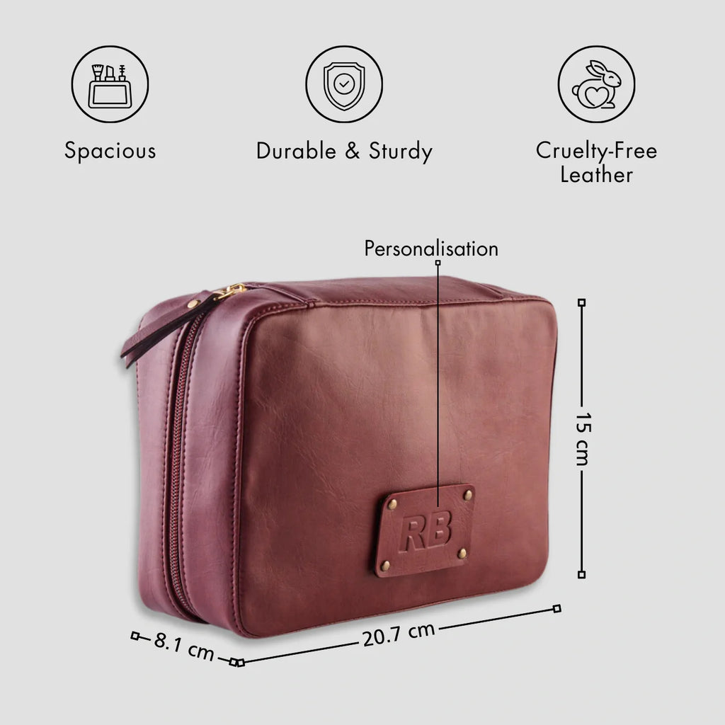 PERSONALISED TECH ORGANISER - MAROON