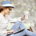 Trendy Love Rainbow Coffee Tumbler
