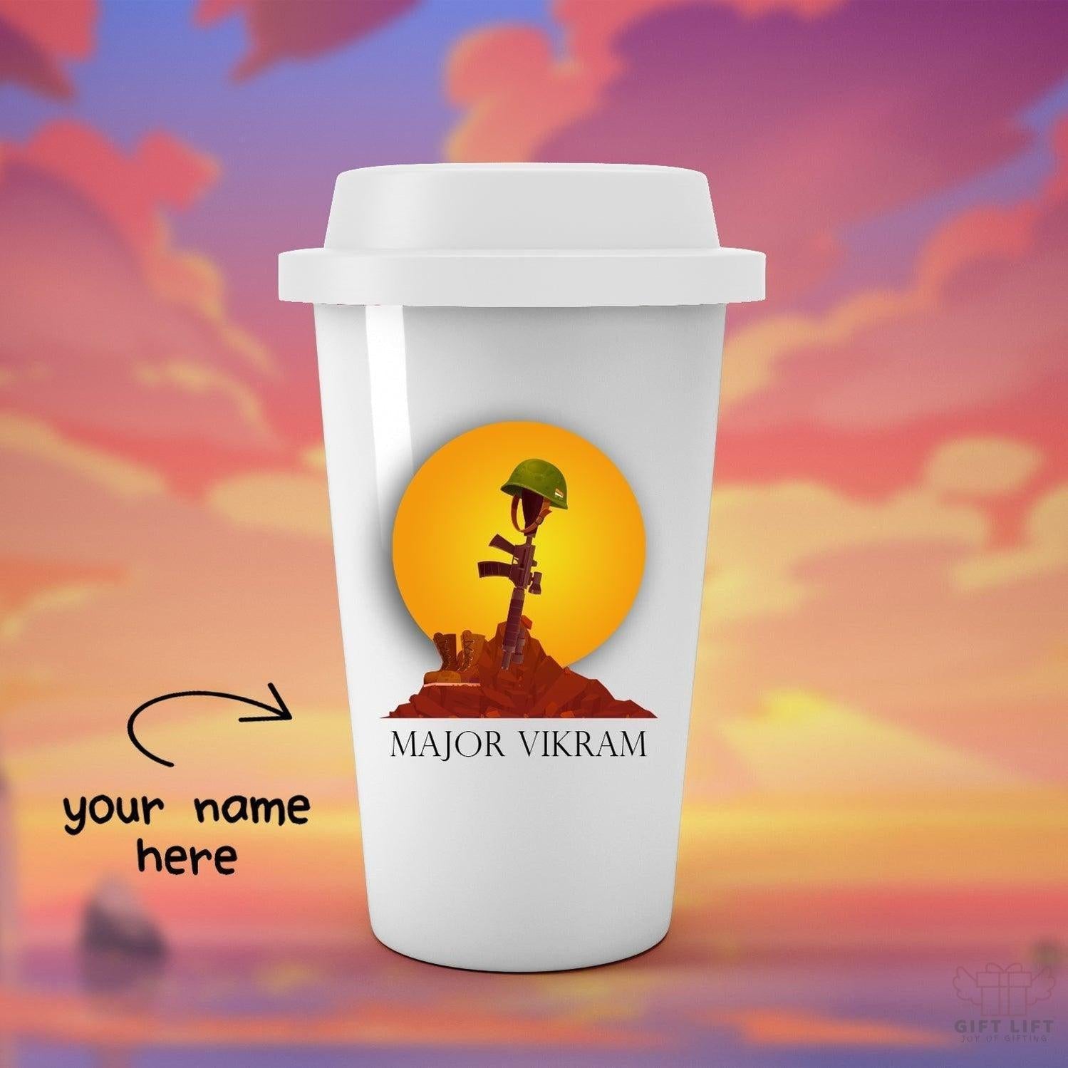 Personalized Army Art Tumbler