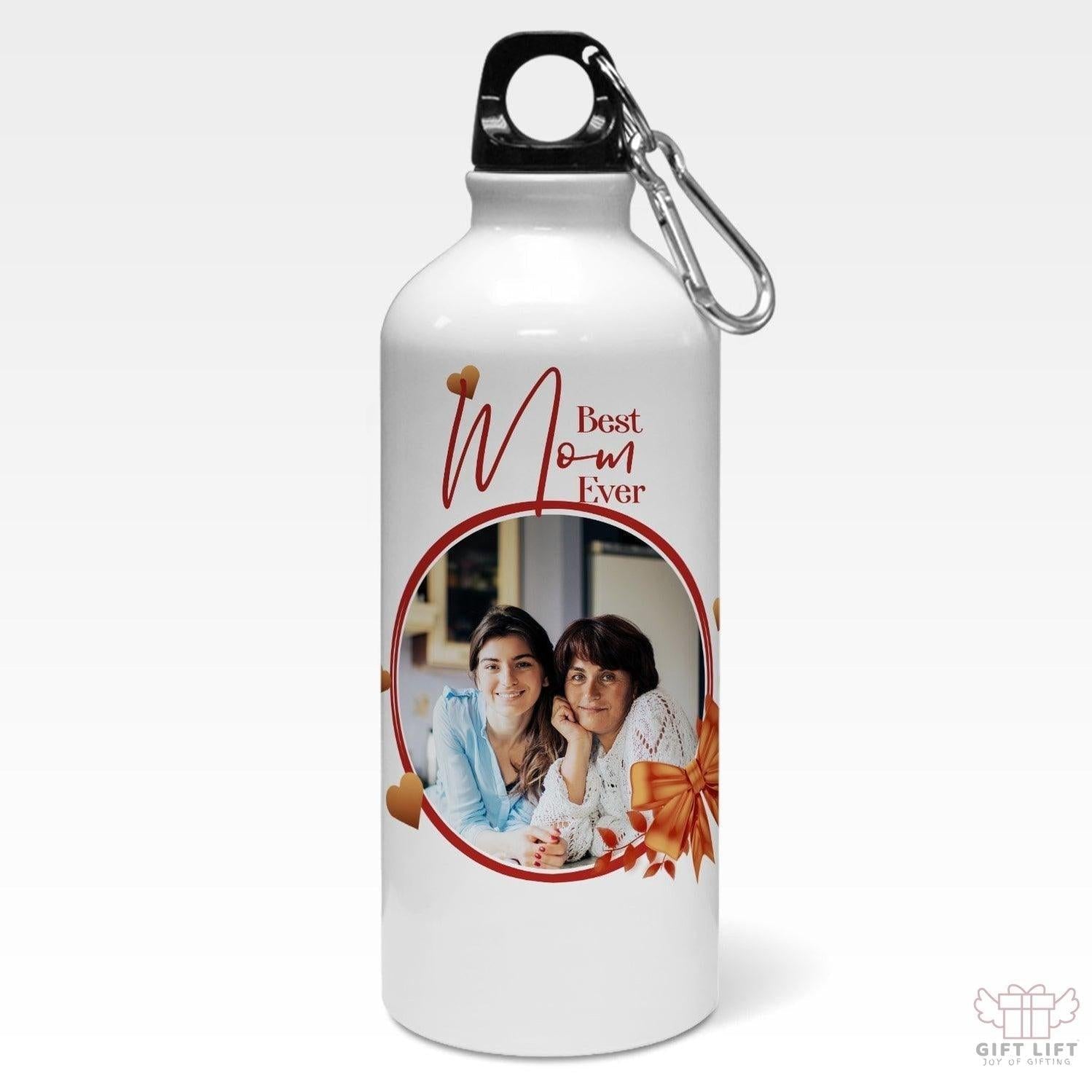 Personalized Best Mom Photo Sipper Bottle