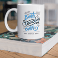 Personalized Best Teacher Art Coffee Mug