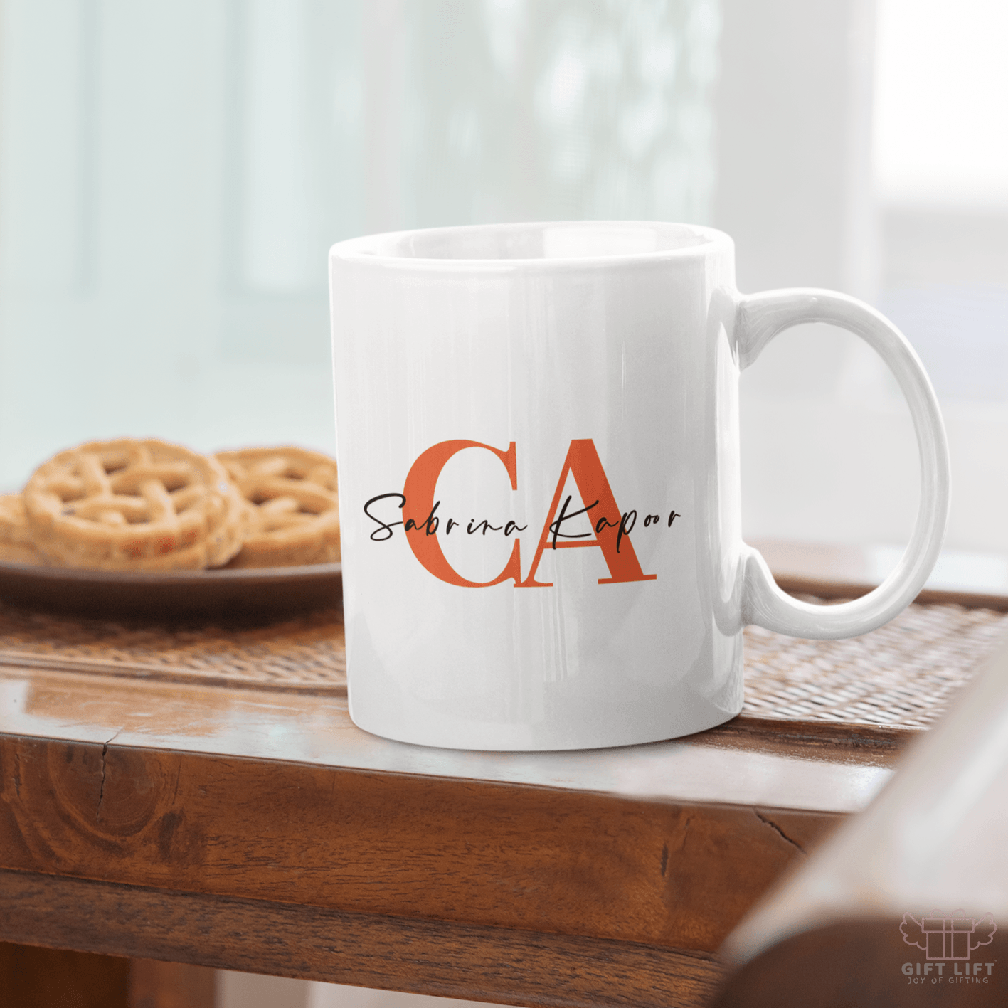 Personalized CA Typo Name Art Coffee Mug