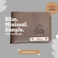 Customized Coffee Wallet For Men