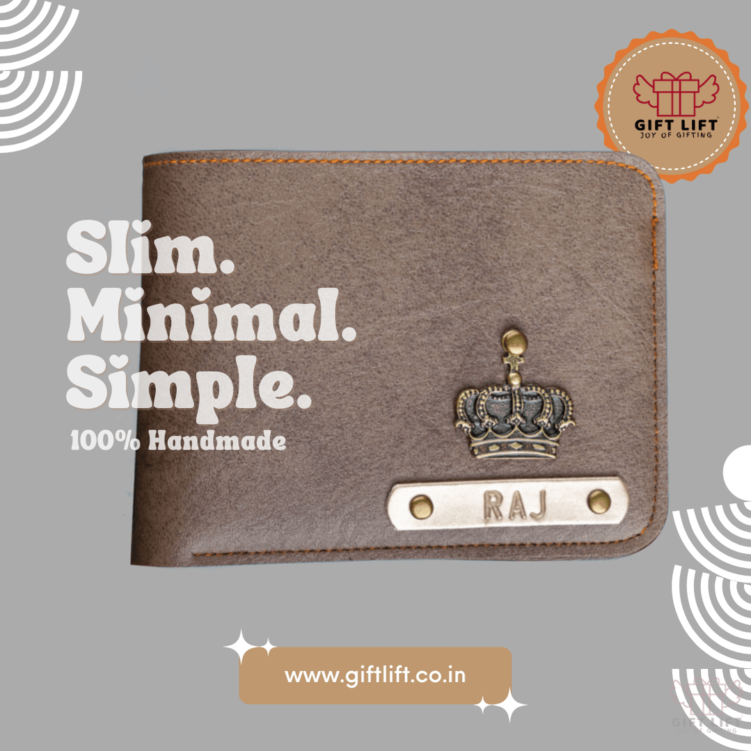 Customized Coffee Wallet For Men