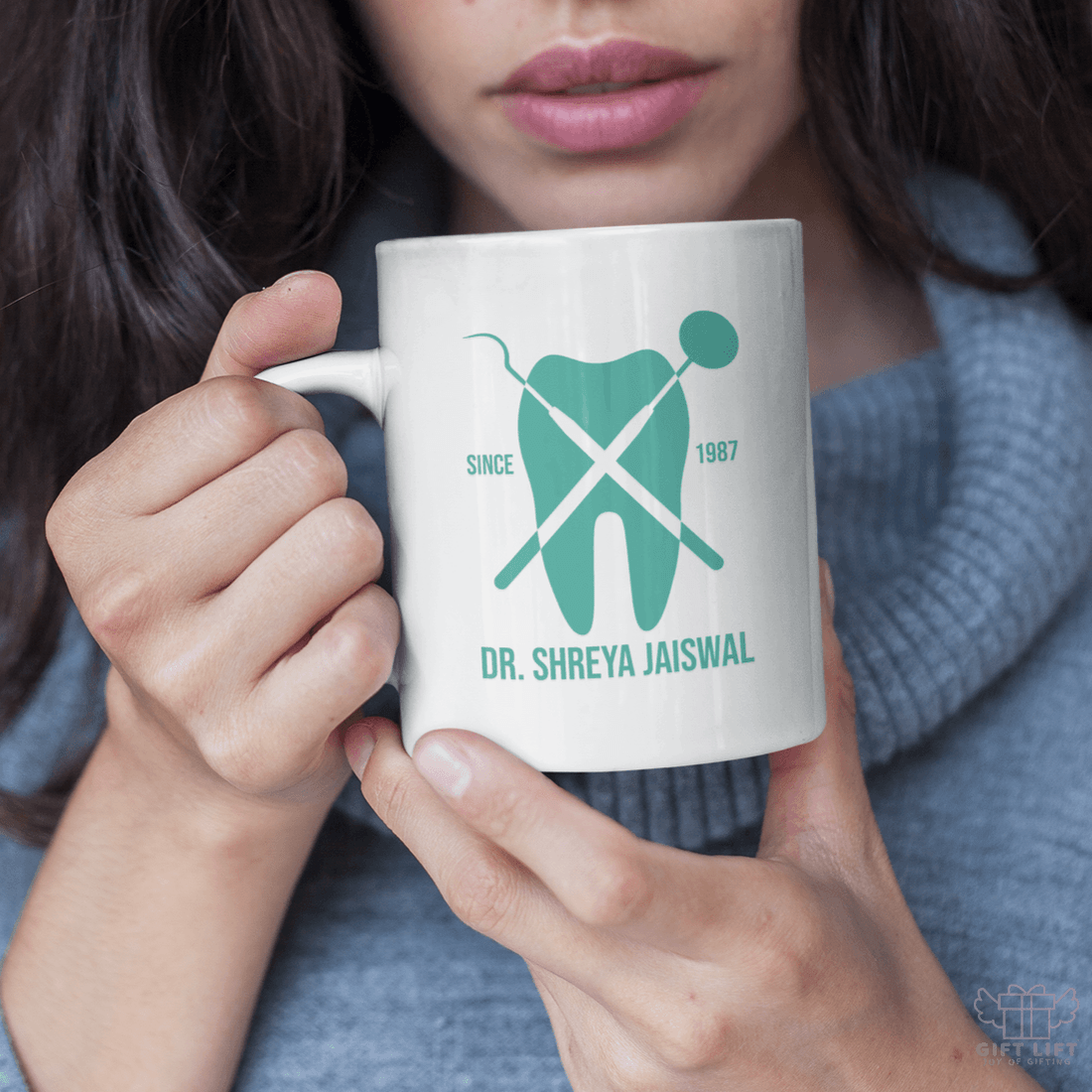 Personalized Dentist Equipment Art Coffee Mug