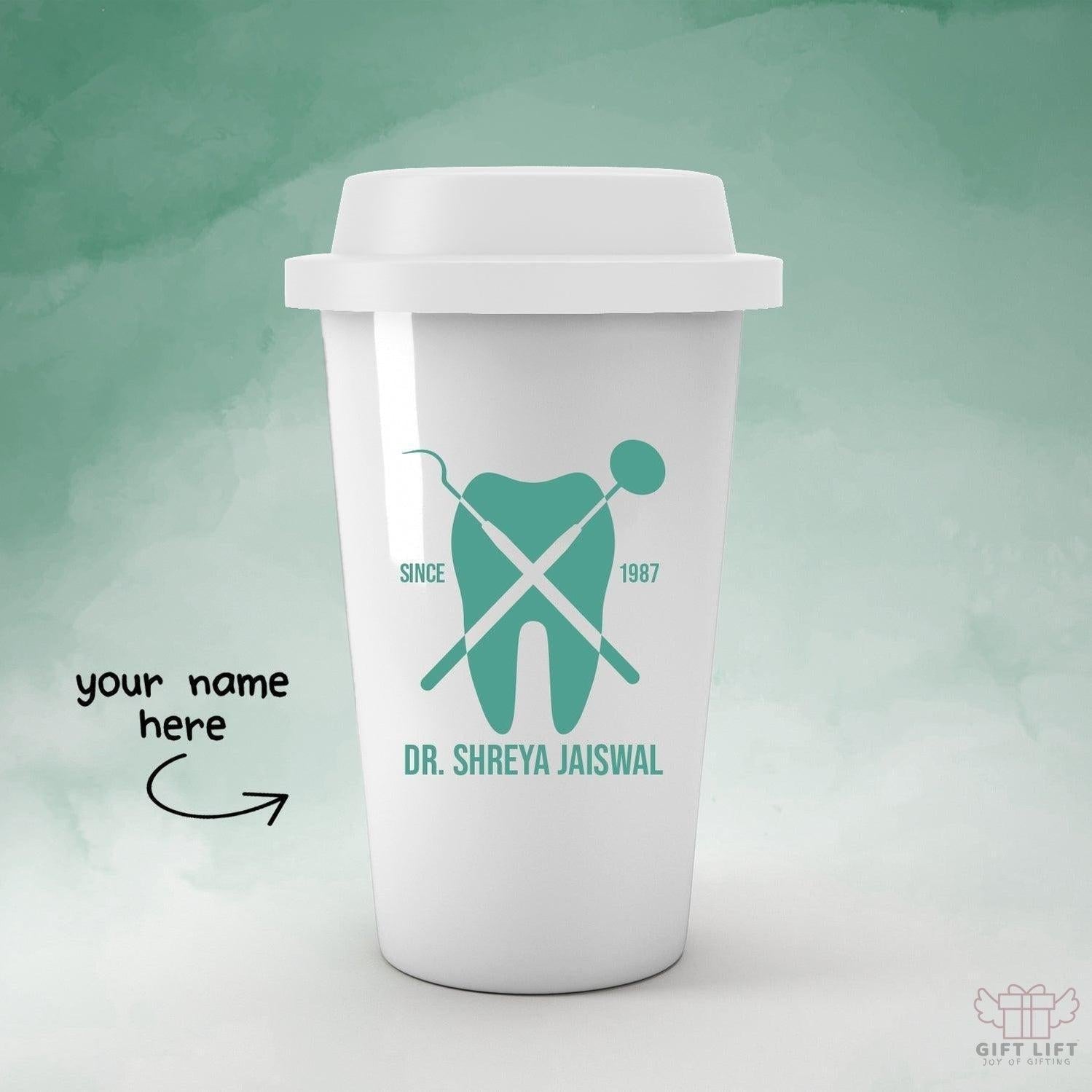 Personalized Dentist Equipment Art Tumbler