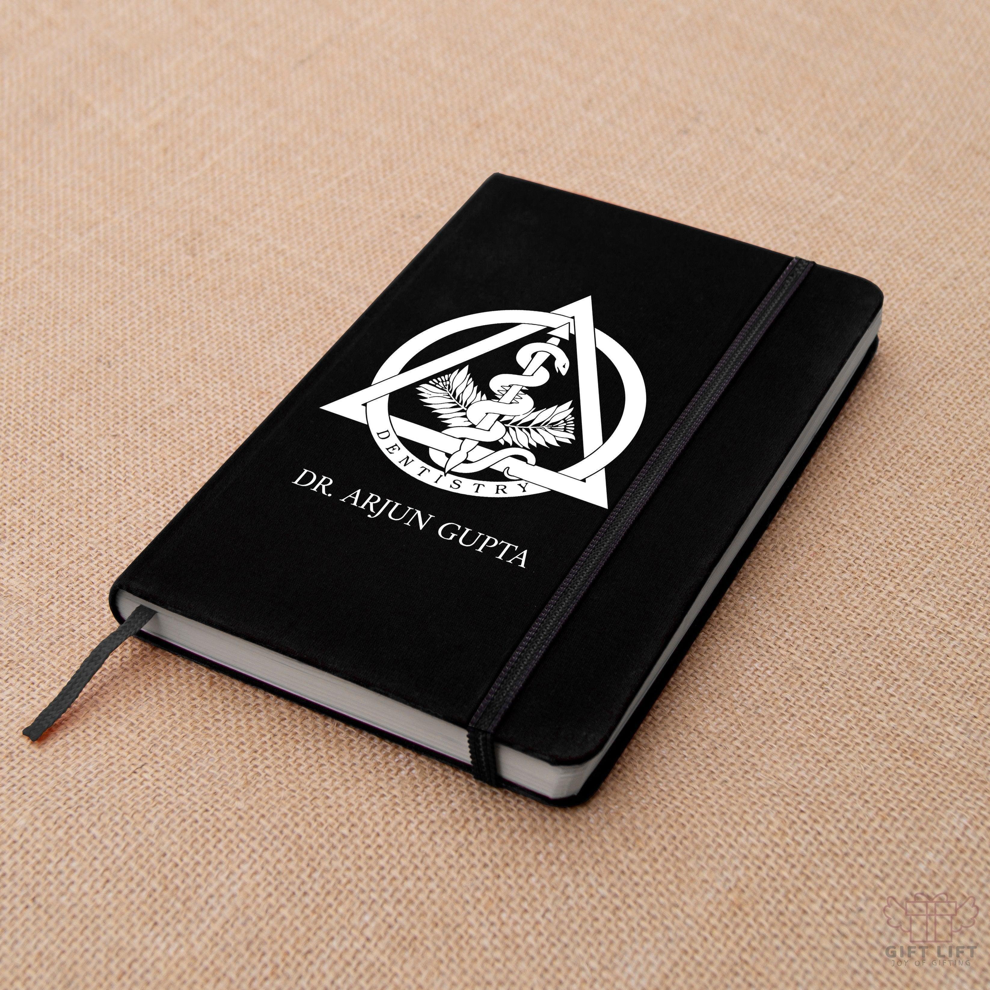 Personalized Dentist Logo Name Art Notebook - Set of 2