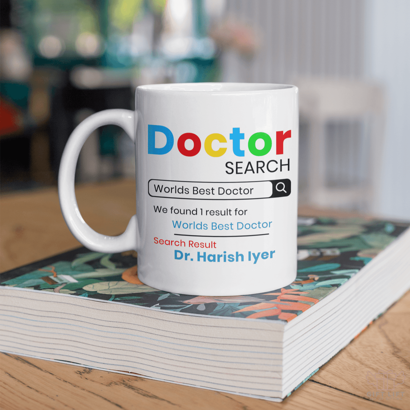 Personalized Doctor Search Art Coffee Mug
