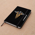Personalized Doctor Snake Logo Name Note Book - Set of 2