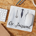 Personalized Doctor Uniform Art Mousepad